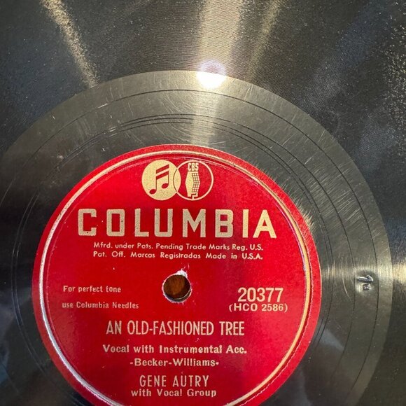 Columbia records 10" 78 speed vintage record "Here Comes Santa Claus" - Picture 5 of 6